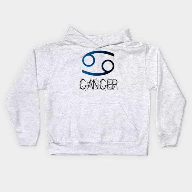 CANCER SIGN Kids Hoodie by RENAN1989